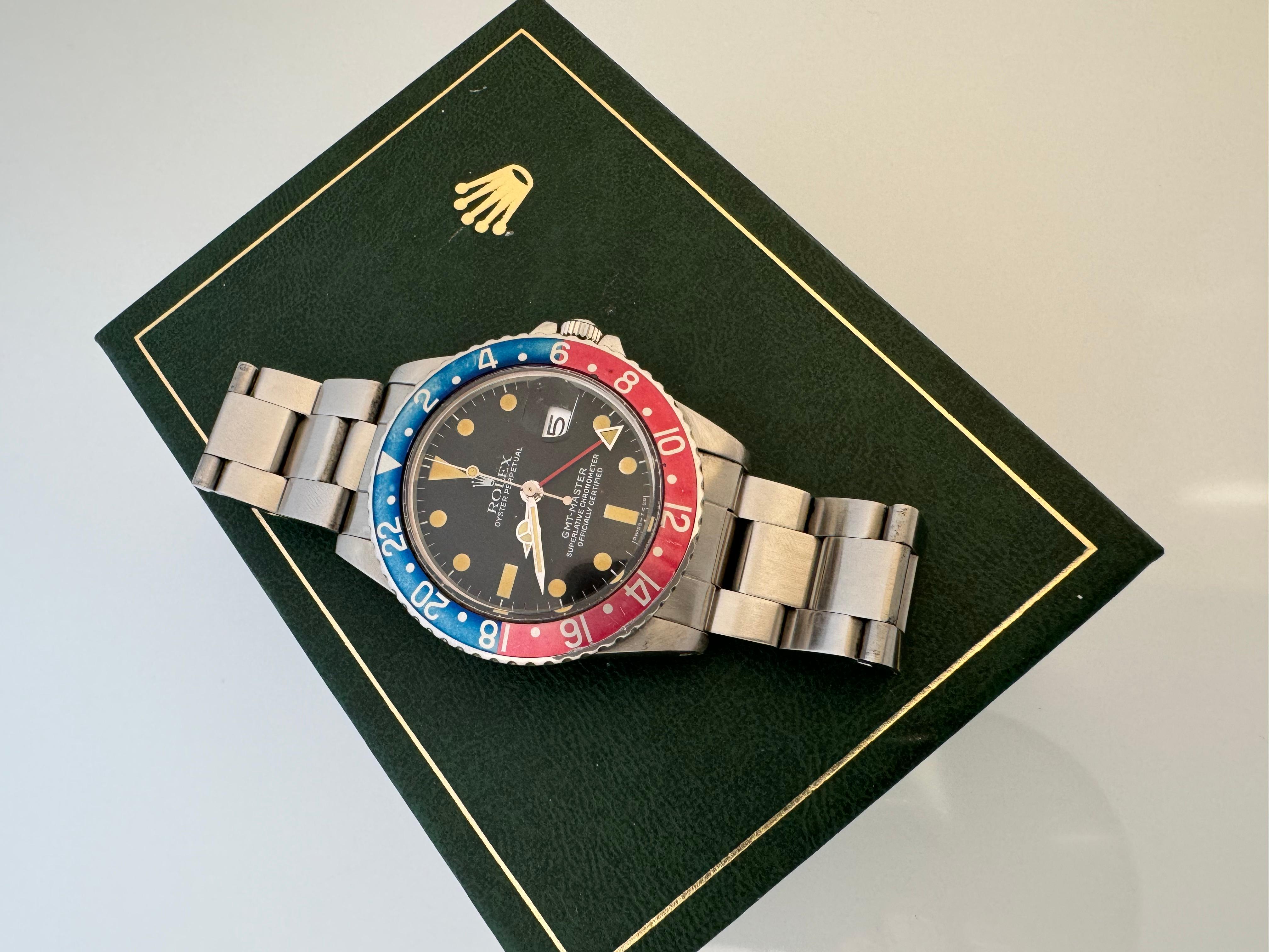 Rolex GMT Master II Pepsi 16750 im Angebot 6