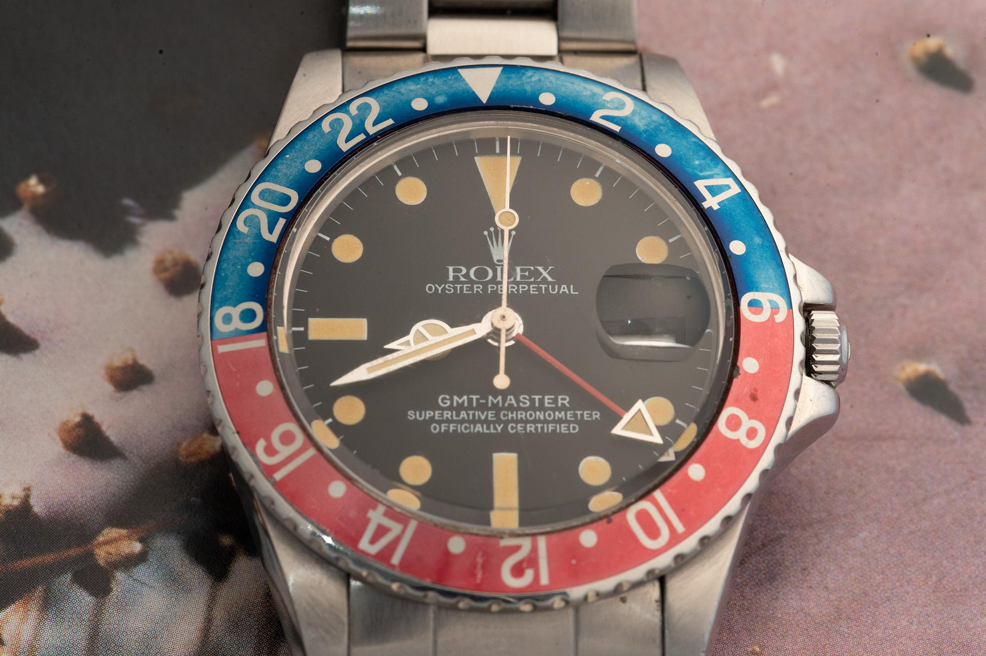 Rolex GMT Master II Pepsi 16750 für Damen oder Herren im Angebot