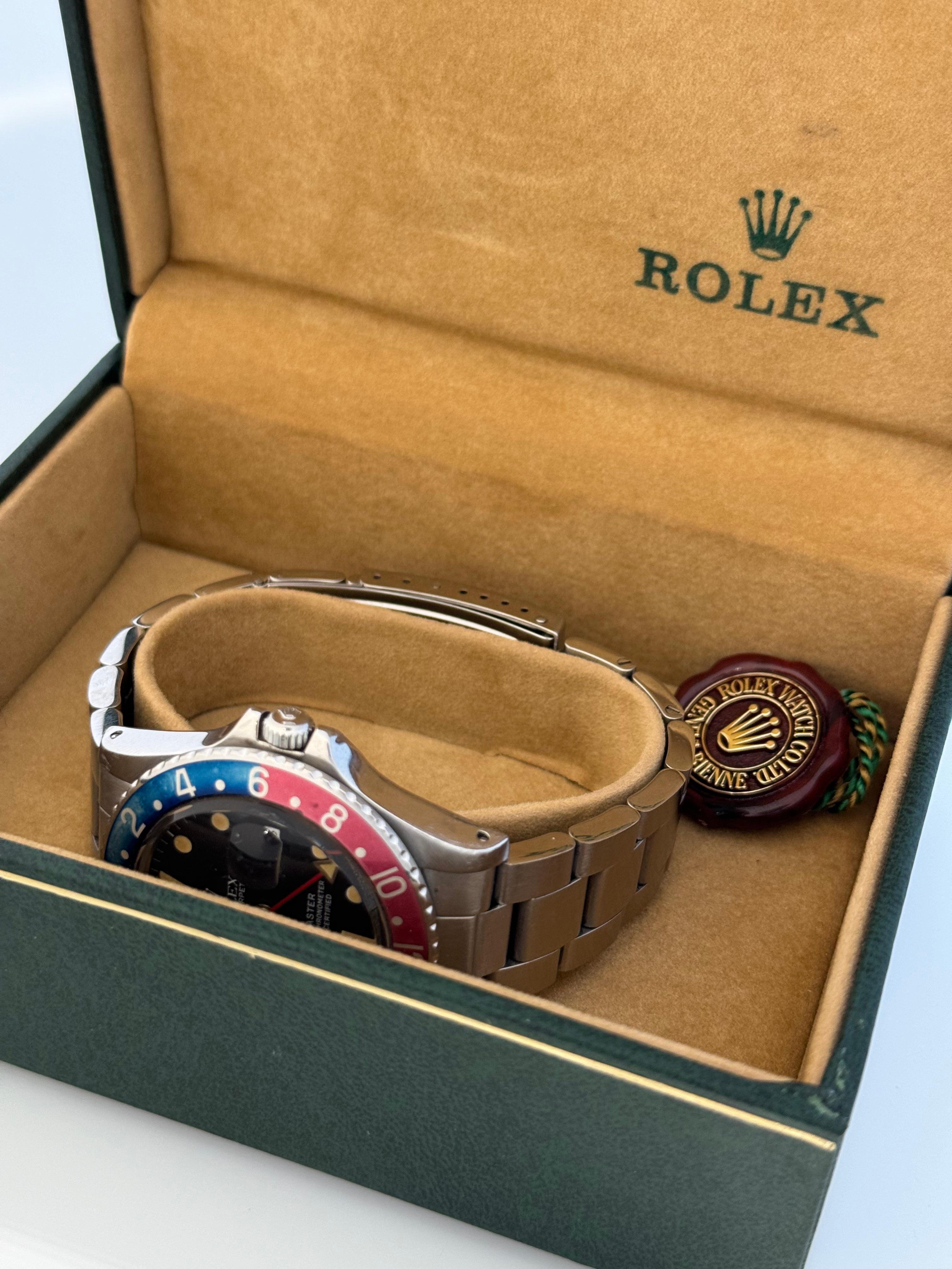Rolex GMT Master II Pepsi 16750 im Angebot 4
