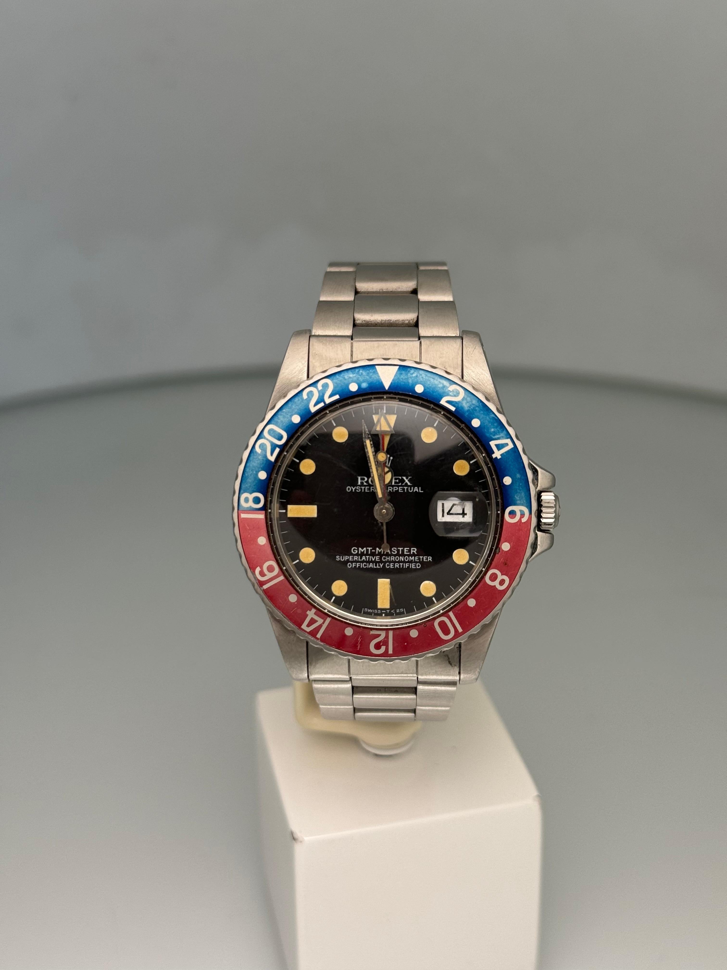 Rolex GMT Master II Pepsi 16750 im Angebot 5