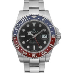 Rolex GMT-Master II Pepsi 18K White Gold Black Dial Automatic Men Watch 116719