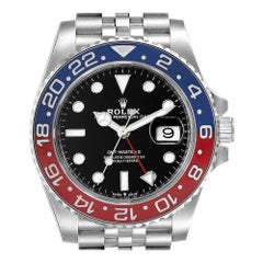 Rolex GMT Master II Pepsi Bezel Jubilee Steel Mens Watch 126710