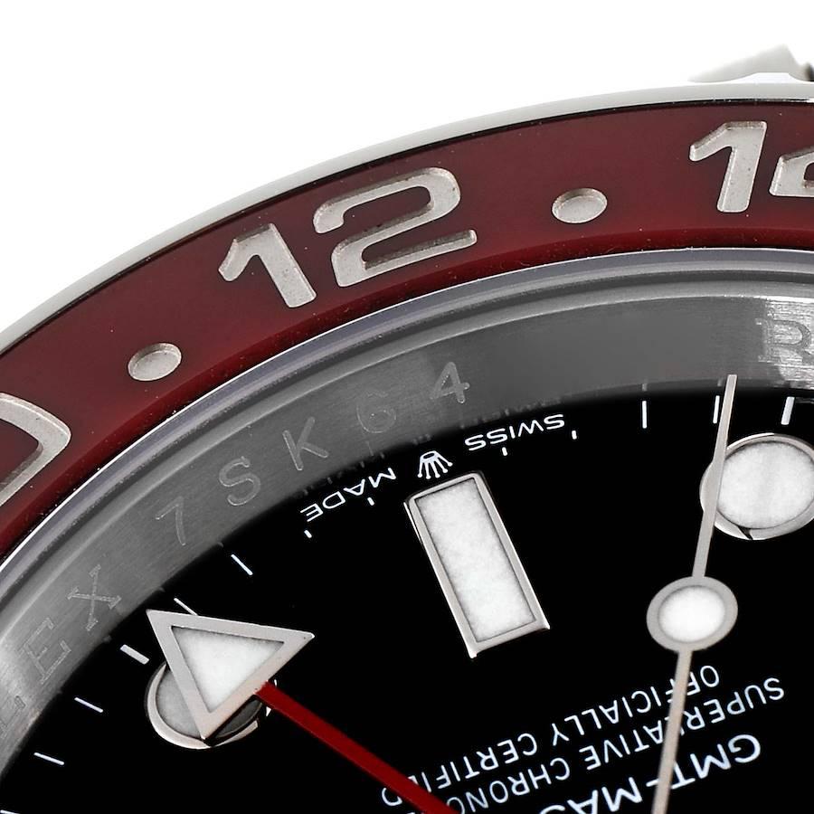 Rolex GMT Master II Pepsi Bezel Jubilee Steel Mens Watch 126710 Unworn In Excellent Condition For Sale In Atlanta, GA