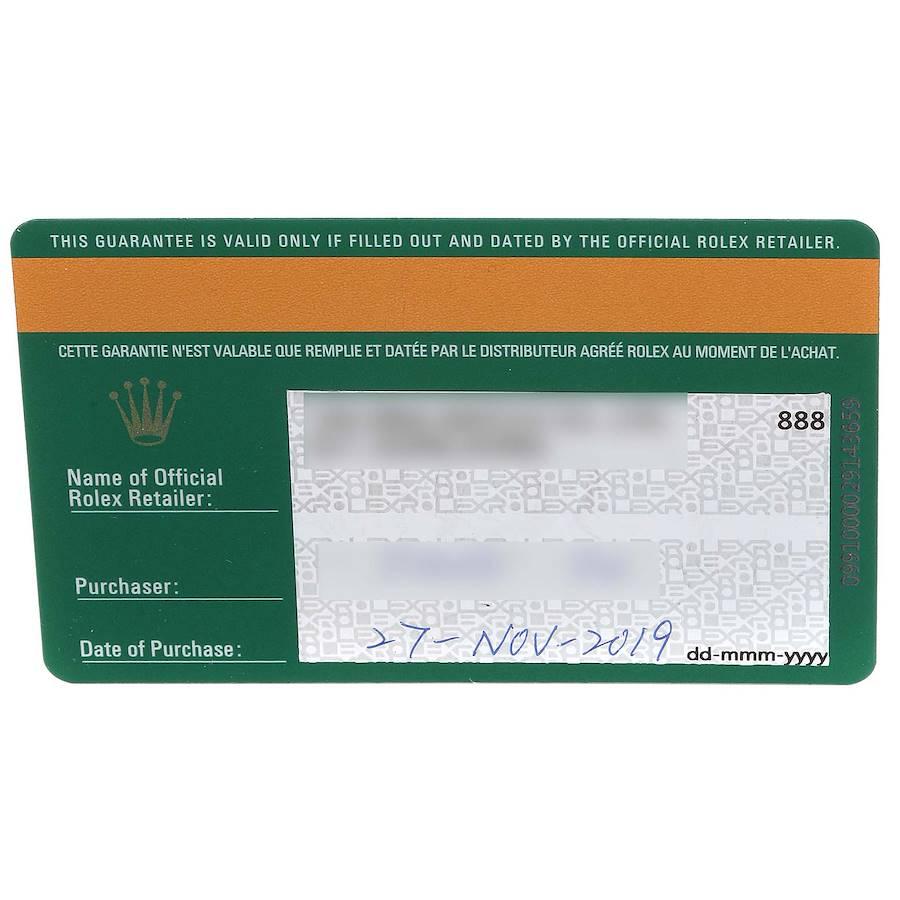 Rolex GMT Master II Pepsi Bezel Jubilee Steel Watch 126710 Box Card 1