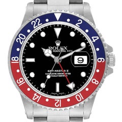 Rolex GMT Master II Pepsi Bezel Steel Mens Watch 16710