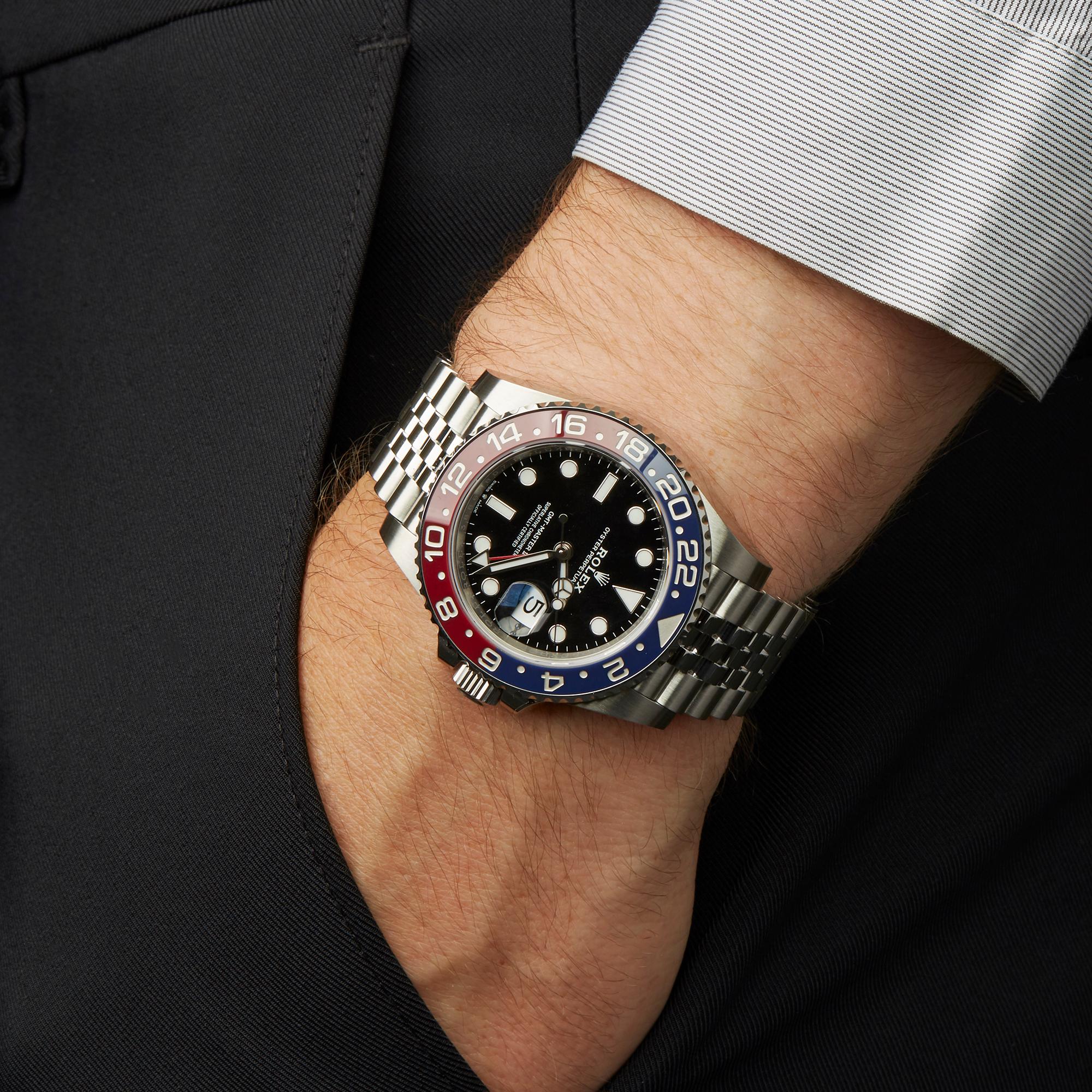 Rolex GMT-Master II Pepsi Stainless Steel 126710BLRO 3