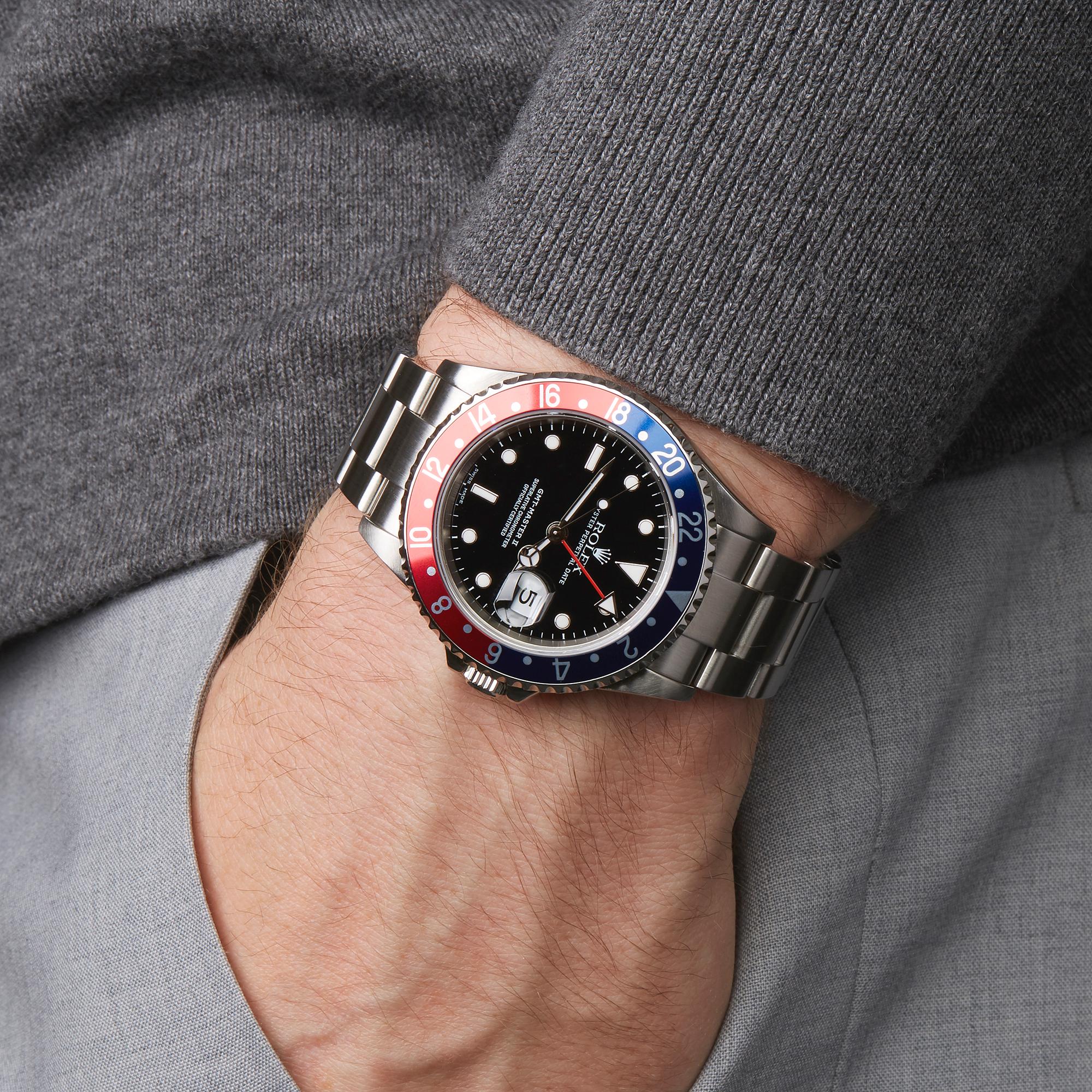 Rolex GMT Master II Pepsi Stainless Steel 16710 1