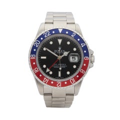 Vintage Rolex GMT-Master II Pepsi Stainless Steel 16710