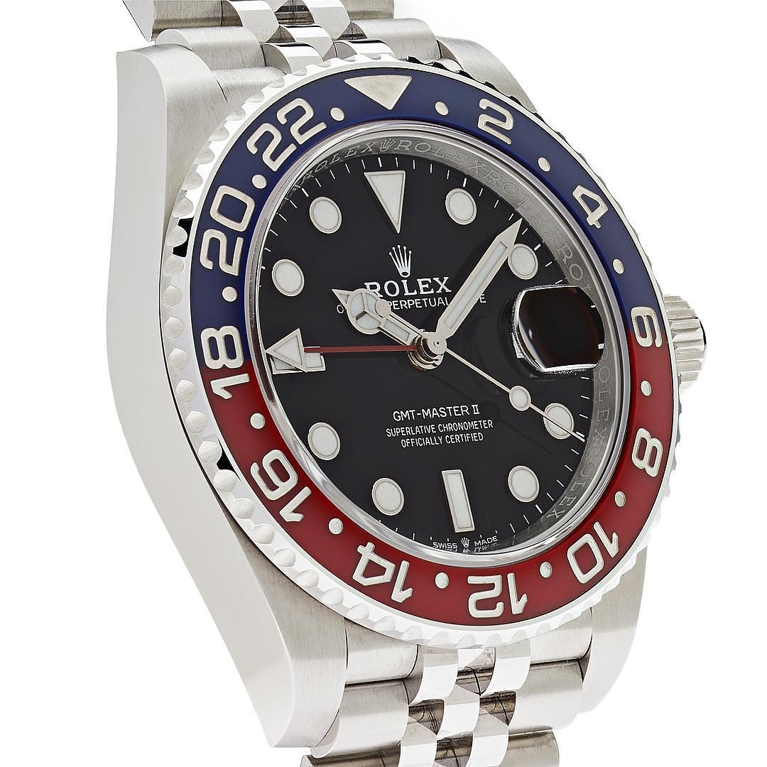 Rolex GMT-Master II Pepsi Stainless Steel Jubilee 126710BLRO (2020) For ...