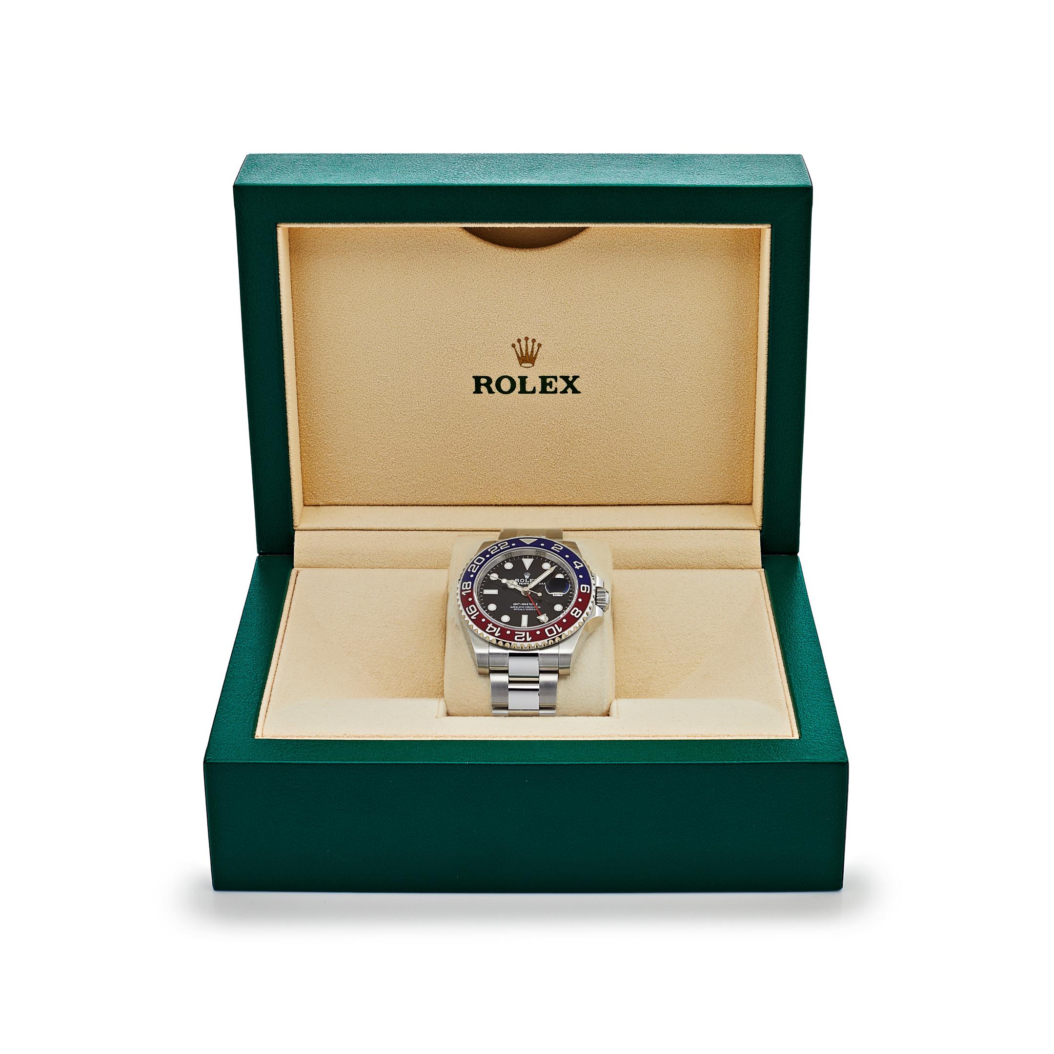 Women's or Men's Rolex GMT-Master II Pepsi Stainless Steel Oyster 126710BLRO (2023)