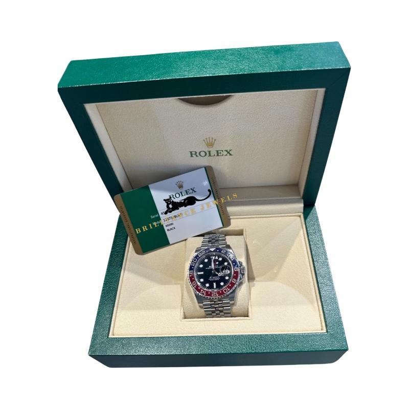 Women's or Men's Rolex GMT Master II “Pepsi” with Jubilee Band REF 126710BLRO For Sale