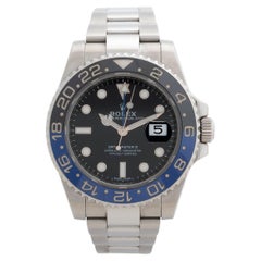 Used Rolex GMT Master II ref 116710BLNR. aka "Batman", Excellent Condition, Full Set