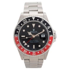 Rolex GMT Master II, réf  16710. "Lunette Coke". Condition originale. Ensemble complet