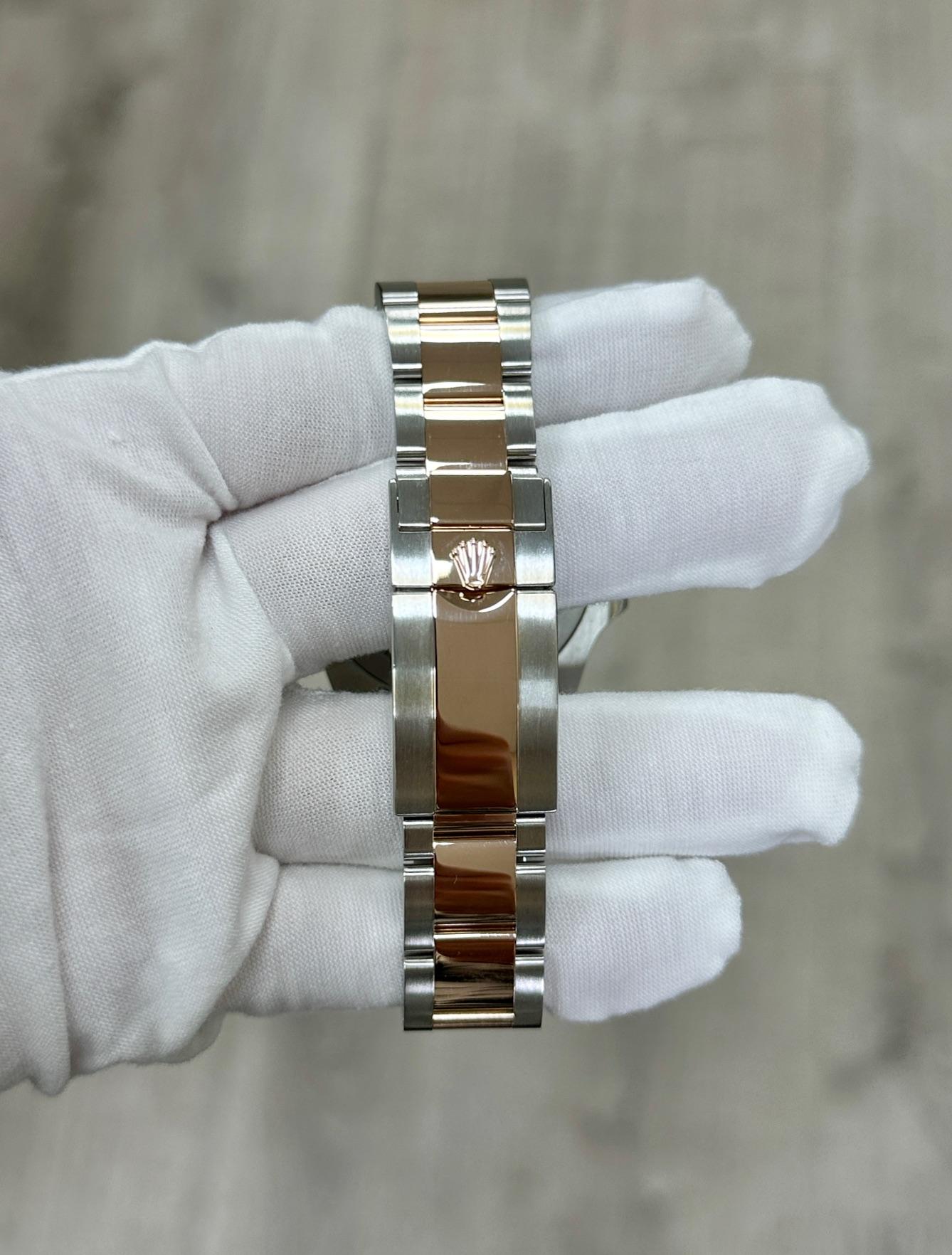 Rolex GMT Master II Root Beer 126711CHNR Ceramica Oro Rosa 18K Acciaio Scatola Libretto in vendita 4