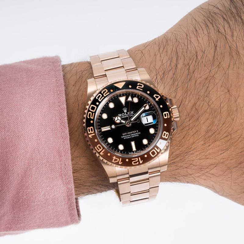 Rolex GMT-Master II Root Beer Rose Gold 126715CHNR 2