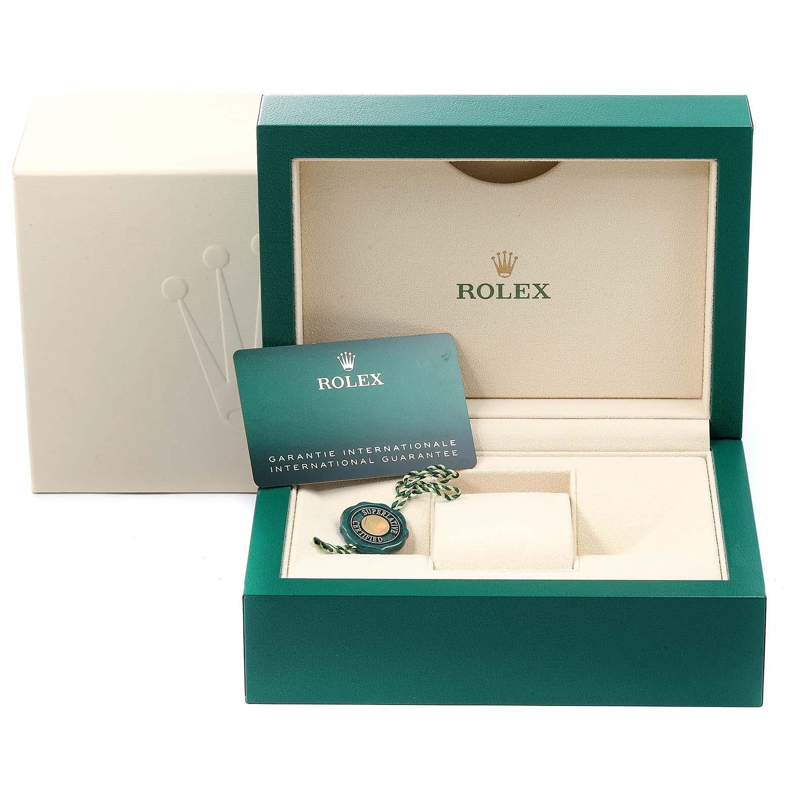 Rolex GMT Master II Root Beer Steel Rose Gold Mens Watch 126711 Box Card For Sale 6