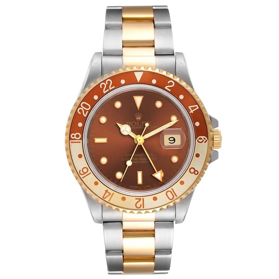 Rolex GMT Master II Rootbeer Yellow 