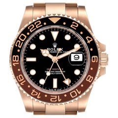 Rolex GMT Master II Oro Rosa Orologio Uomo 126715 Scheda Scatola