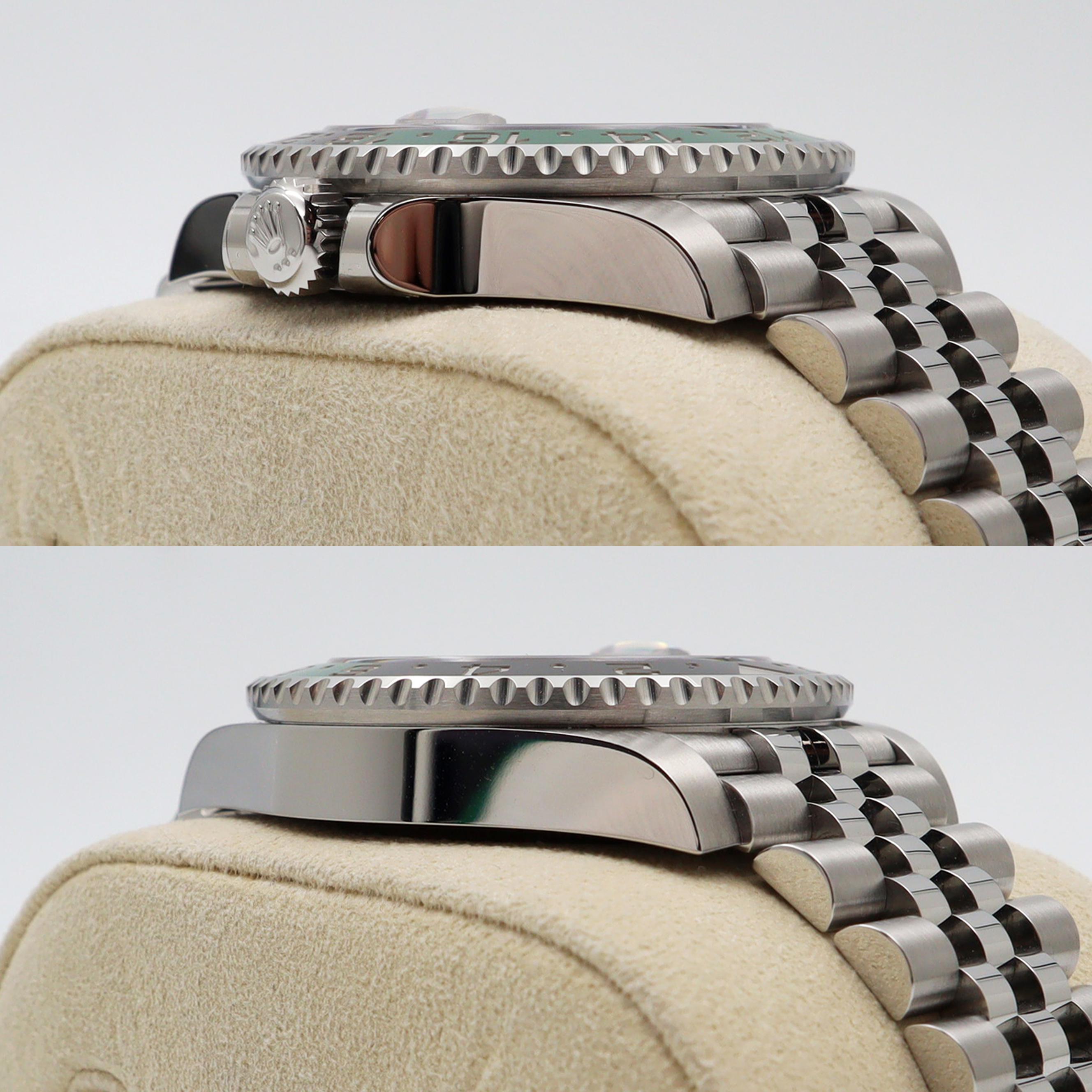 New Rolex GMT-Master II Sprite Black Dial Men Automatic Jubilee Watch 126720VTNR For Sale 3