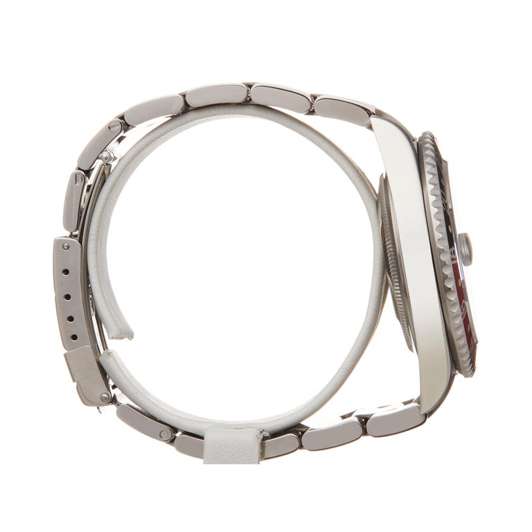 Rolex GMT-Master II Stainless Steel 16710 Wristwatch at 1stDibs