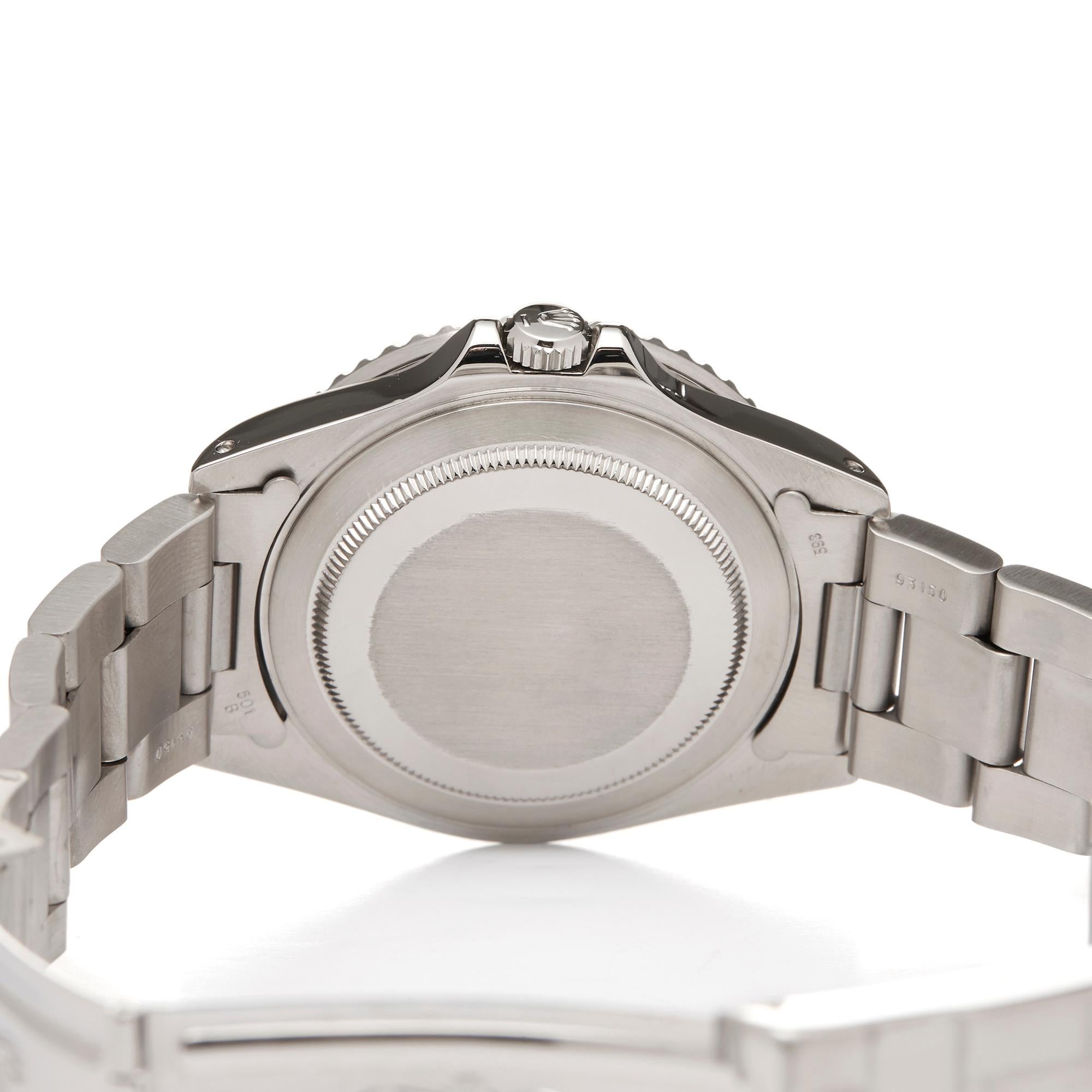 Rolex GMT-Master II Stainless Steel 16710 Wristwatch In Excellent Condition In Bishops Stortford, Hertfordshire