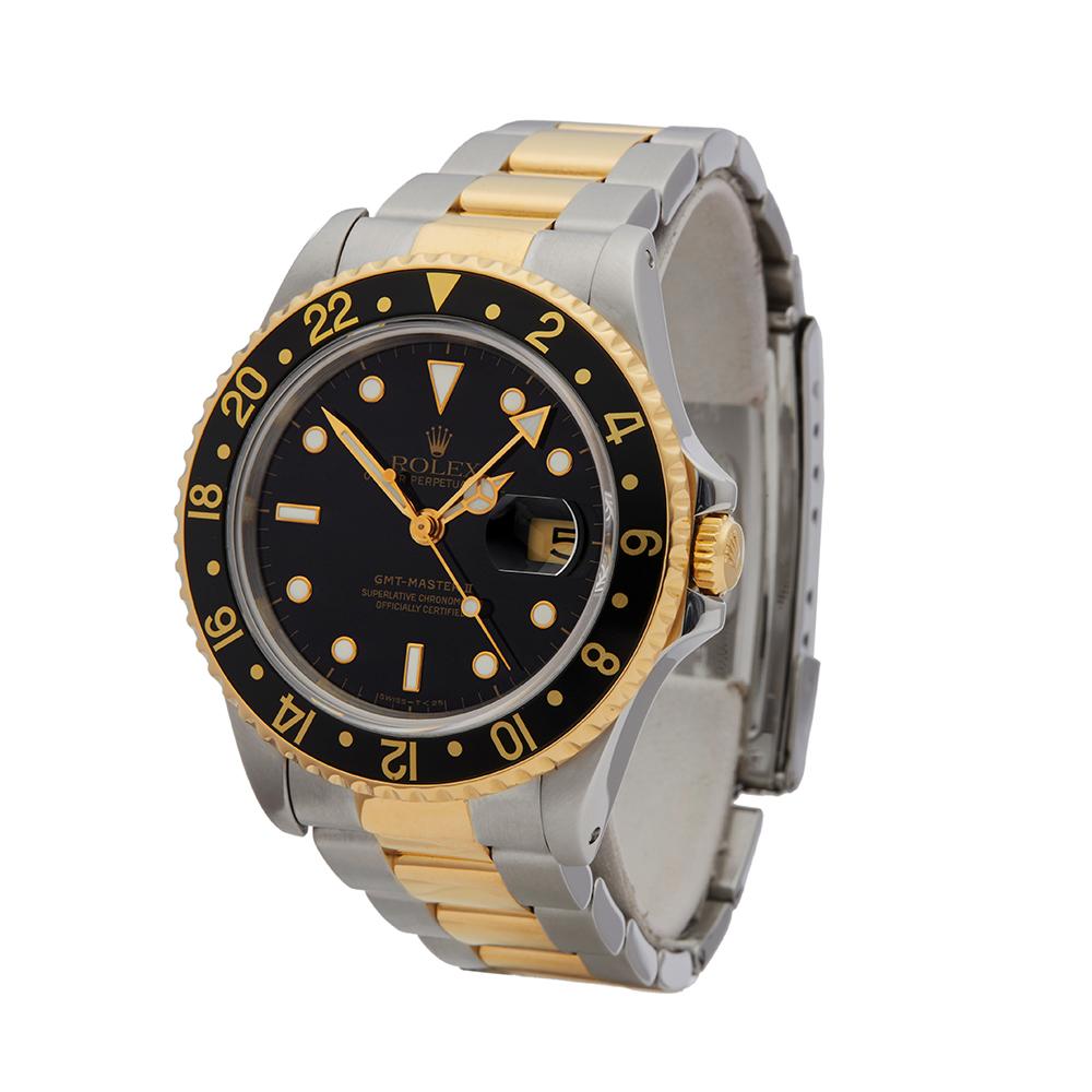 Reference: W5279
Manufacturer: Rolex
Model: GMT-Master II
Model Reference: 16713LN
Age: Circa 1993
Gender: Men's
Box and Papers: Box Only
Dial: Black
Glass: Sapphire Crystal
Movement: Automatic
Water Resistance: To Manufacturers Specifications
Case: