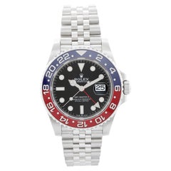 Rolex GMT-Master II Stainless Steel Black Dial Watch 126710