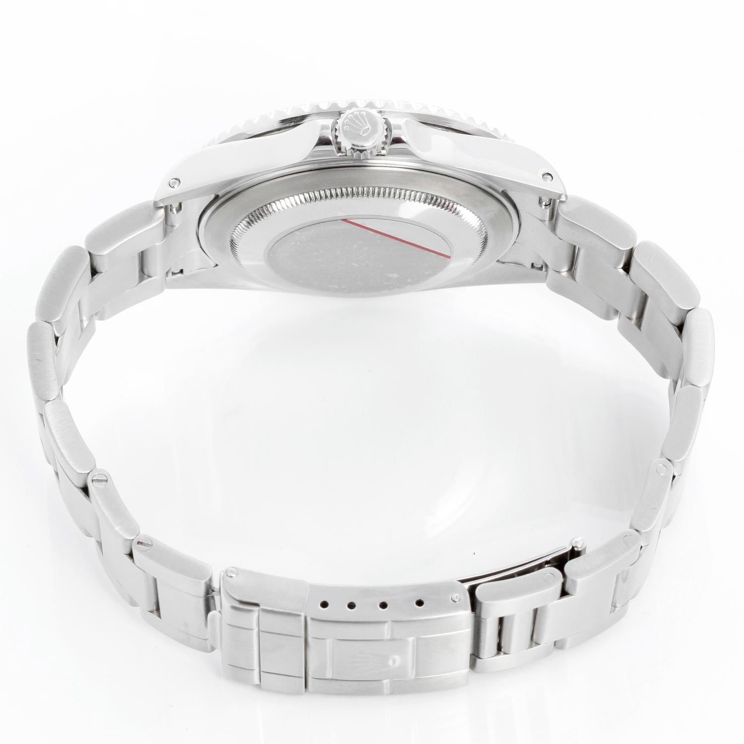 Rolex GMT-Master II Stainless Steel Men's Watch 16710 Black Dial & Bezel 2