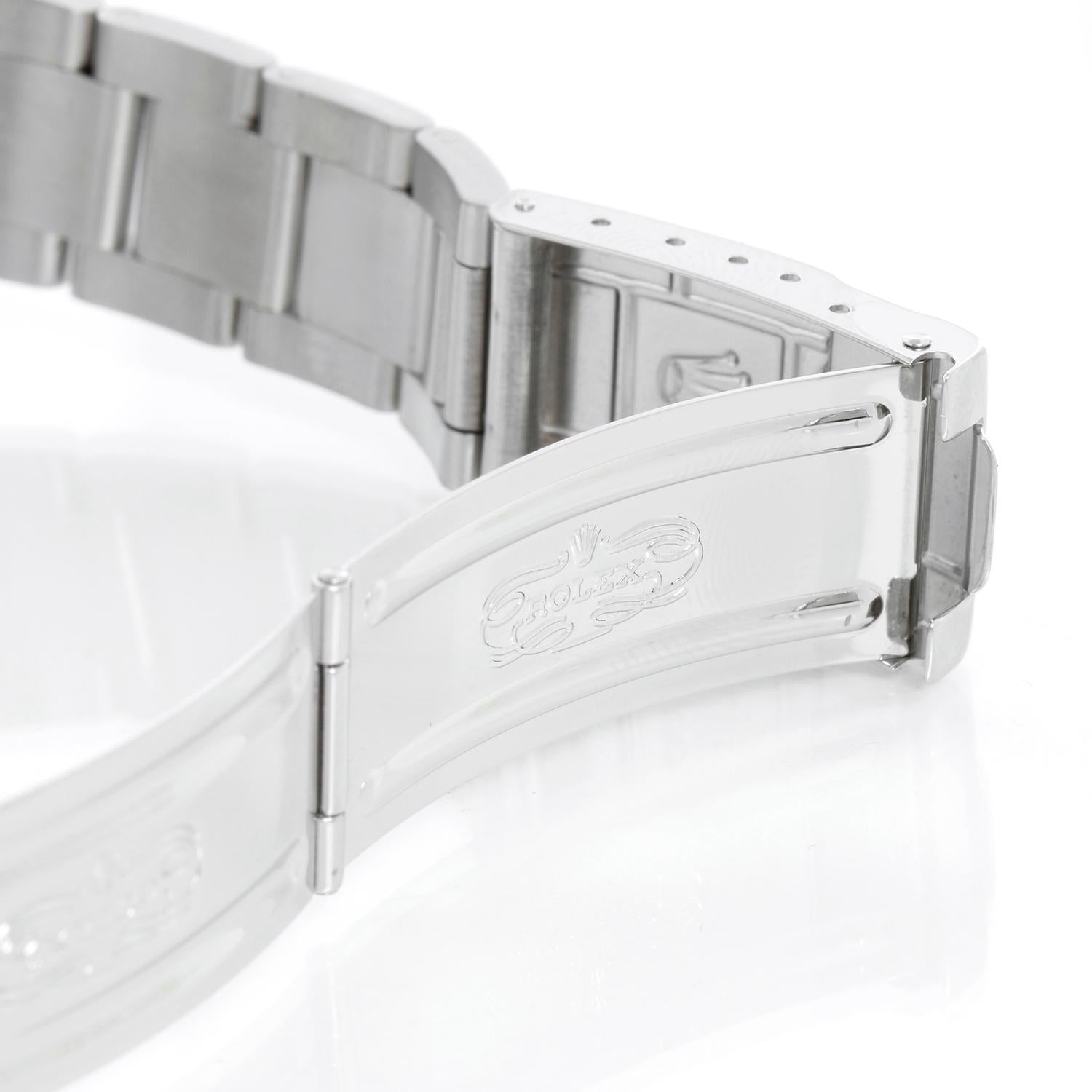 Rolex GMT-Master II Stainless Steel Men's Watch 16710 Black Dial & Bezel 3