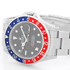 Rolex GMT-Master II Stainless Steel Men's Watch 16710 Red/Blue Bezel Insert