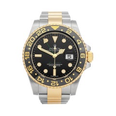 Used Rolex GMT-Master II Stainless Steel and Yellow Gold 116713LN