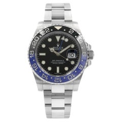 Rolex Montre GMT-Master II en acier et céramique pour hommes 116710BLNR