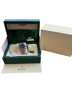 Rolex GMT Master II Steel Blue Red Pepsi Bezel Jubilee Bracelet Watch 126710BLRO