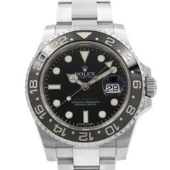Rolex Gmt-Master II Steel Ceramic Bezel Black Dial Automatic Mens Watch 116710LN