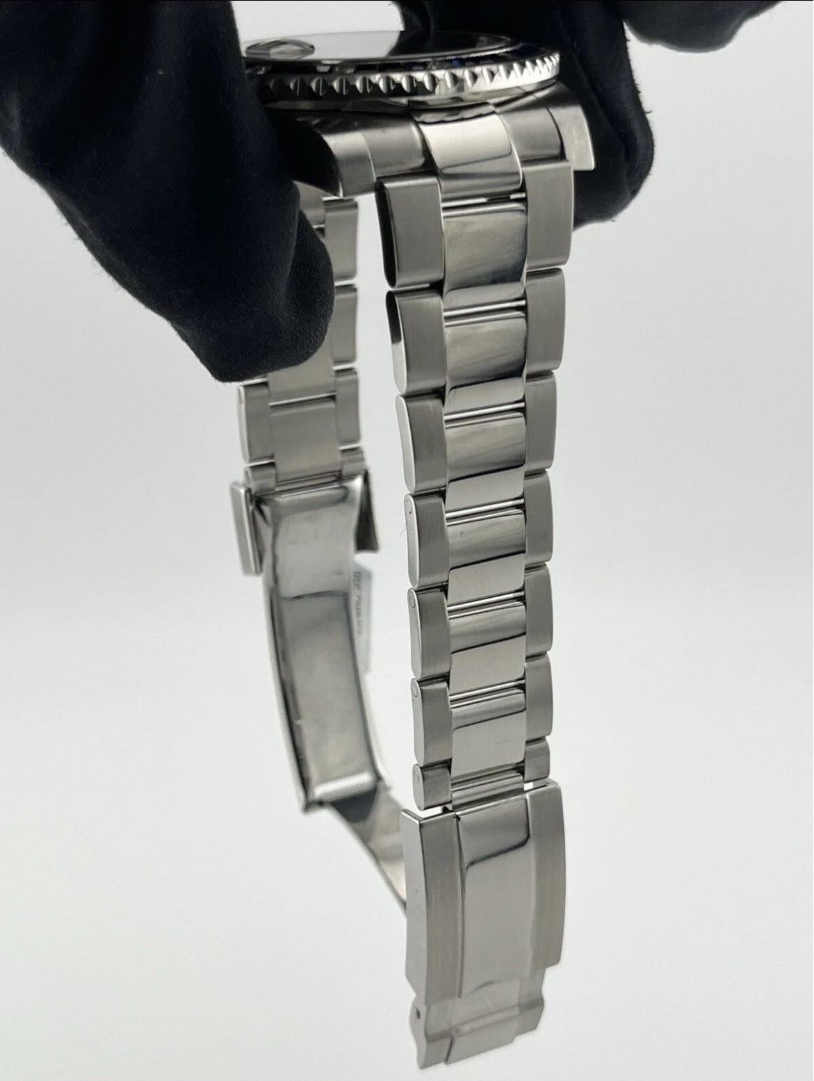 Reloj Rolex GMT-Master II Acero Esfera Diamante Bisel Rubí/Zafiro 40mm 116710 10