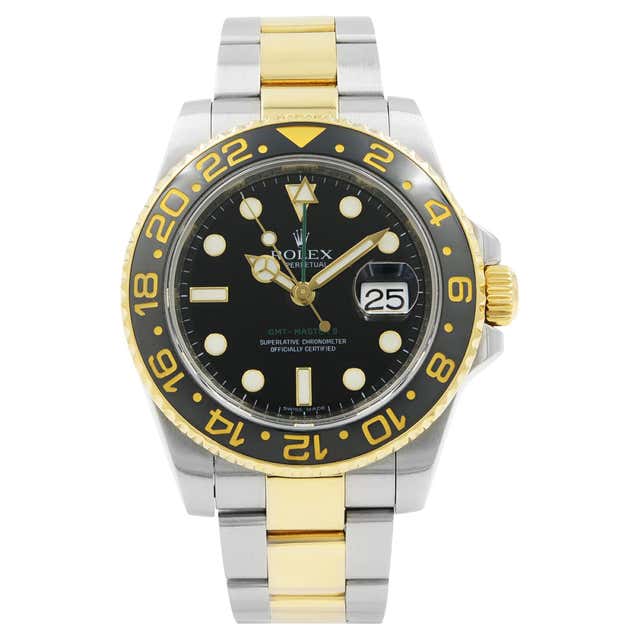 Rolex GMT-Master II Hercules Dlc Coated Stainless Steel and 18 Karat ...