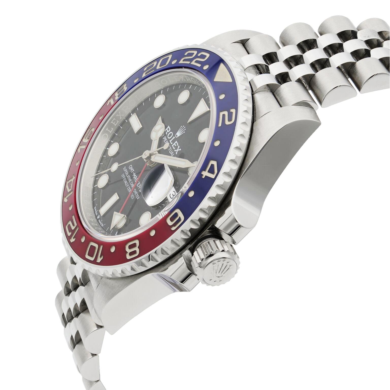 rolex gmt-master ii pepsi 126710blro
