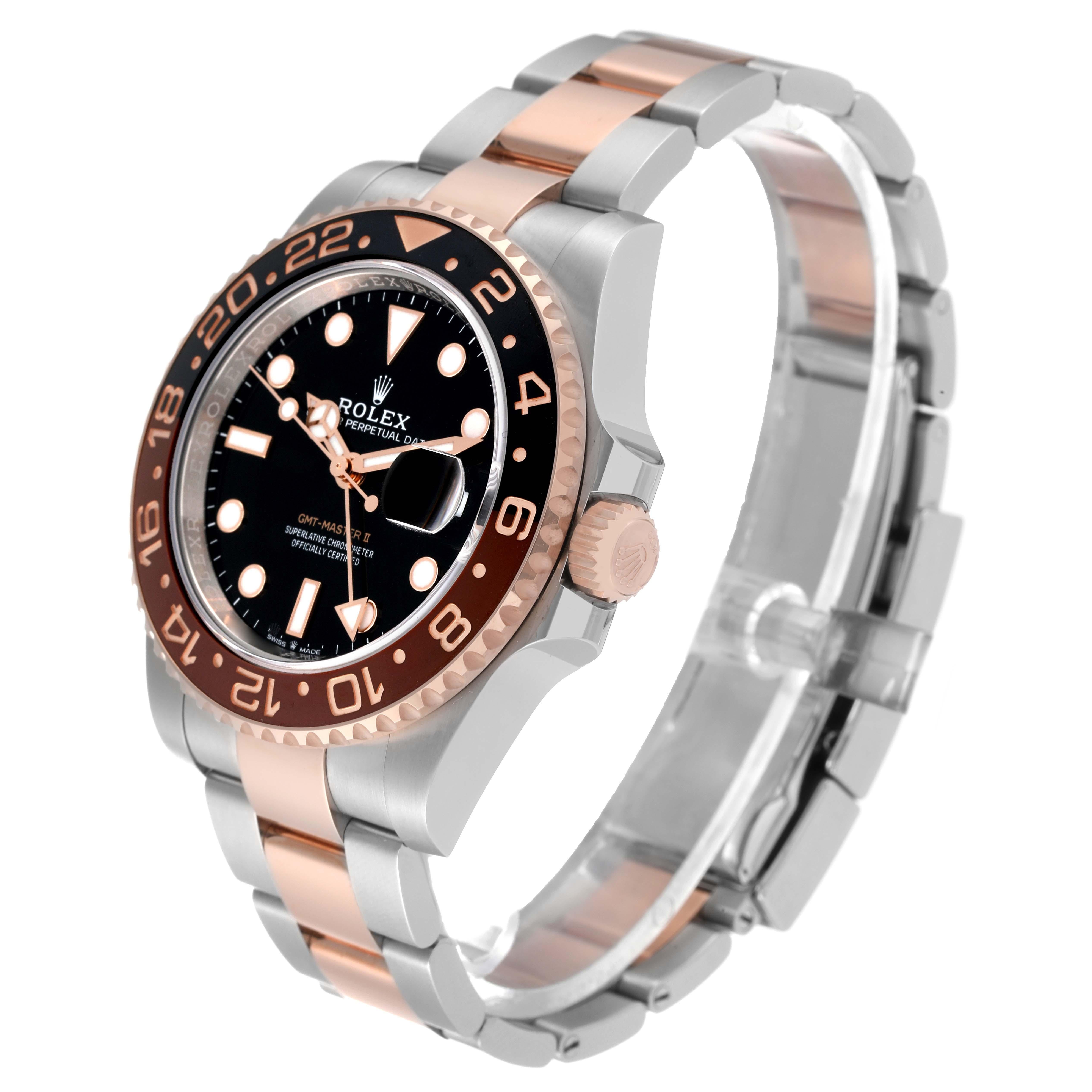 Men's Rolex GMT Master II Steel Rose Gold Mens Watch 126711 Unworn