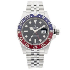 Rolex GMT-Master II Steel Two Tone Pepsi Bezel Automatic Men's Watch 126710BLRO