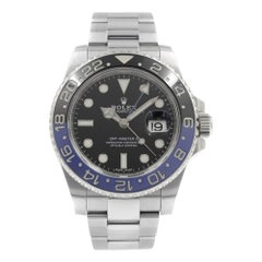 Rolex GMT-Master II Steels Batman Black Dial Automatic Mens Watch 116710BLNR
