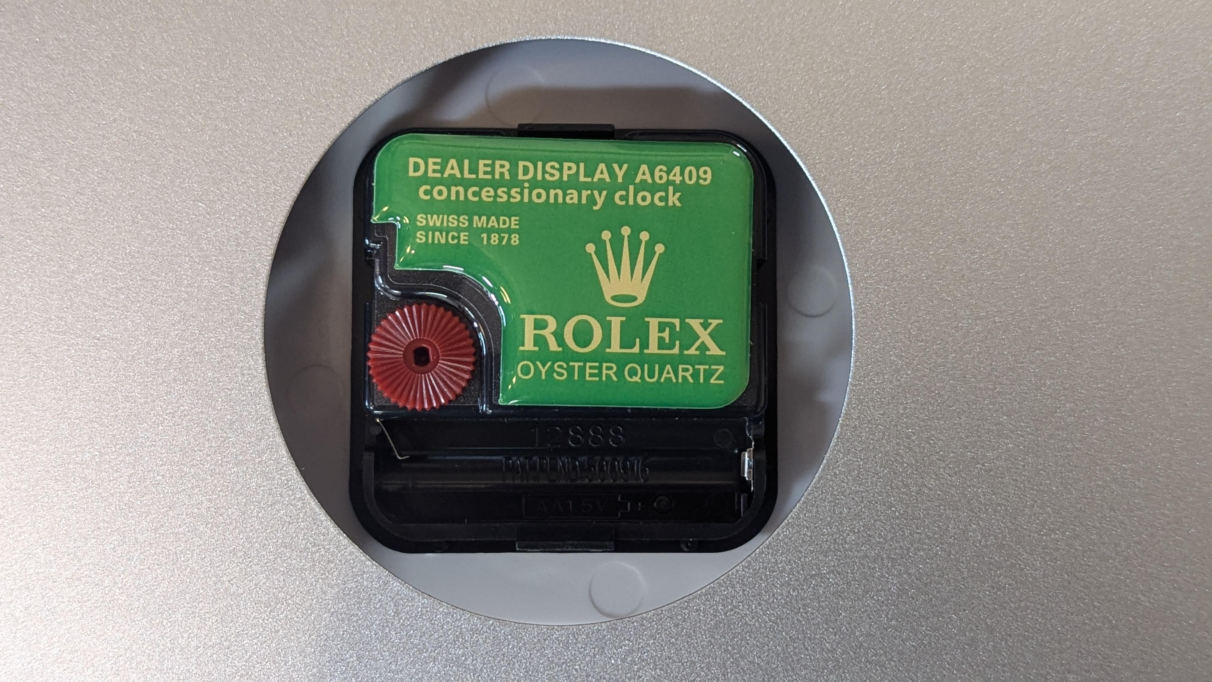 ROLEX GMT - Master II Wall Clock Dealer Display 1