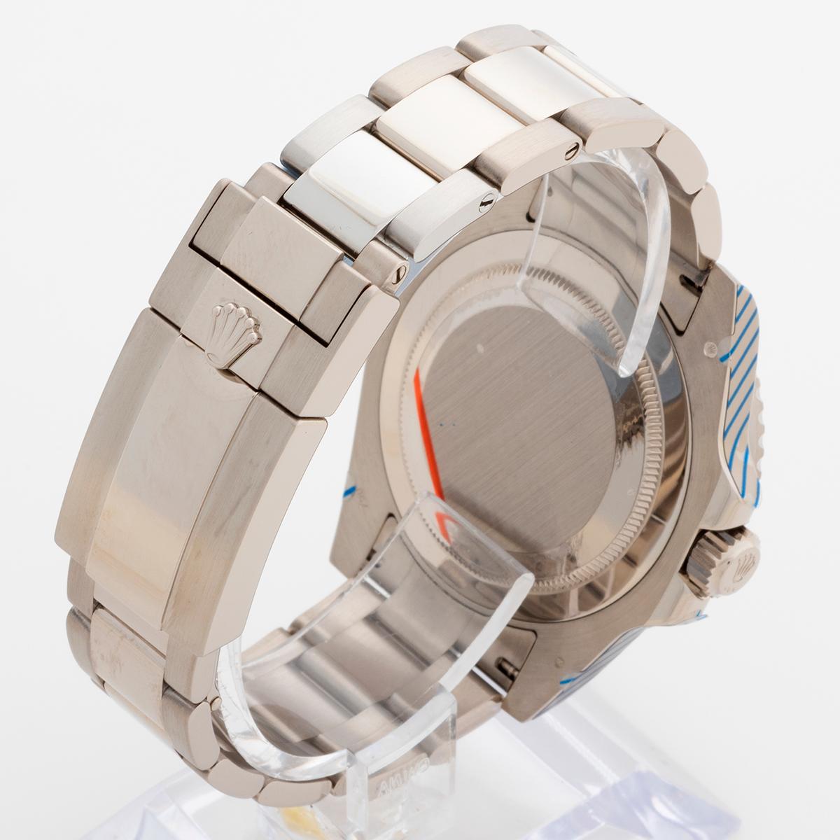 Montre-bracelet GMT Master II de Rolex. Or blanc 18 carats. Discontinued Reference. Année 2015 en vente 1