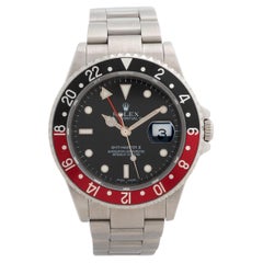 Rolex GMT Master II Wristwatch Ref 16710. 'Coke' Bezel, Yr 2005, B&P"s.