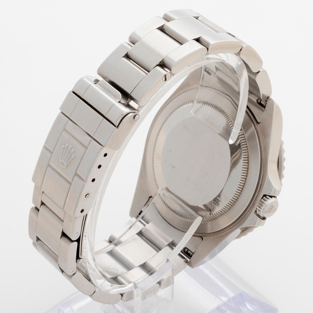 Montre-bracelet GMT Master II Rolex ref 16710. Cadran, boîte et papiers suisses, 2004  en vente 1