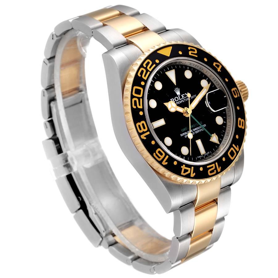 rolex noir et or