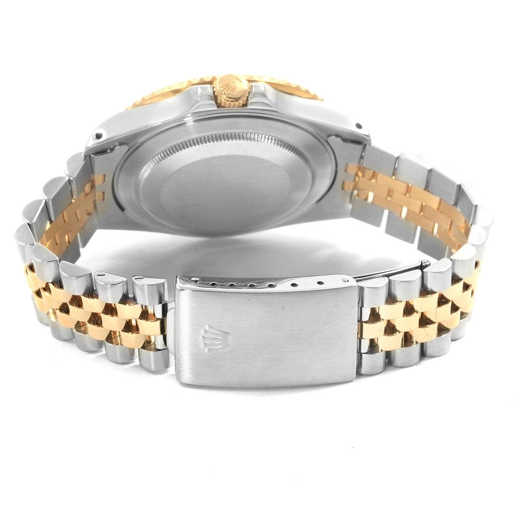 Rolex GMT Master II Yellow Gold Steel Jubilee Bracelet Men's Watch 16713 For Sale 5