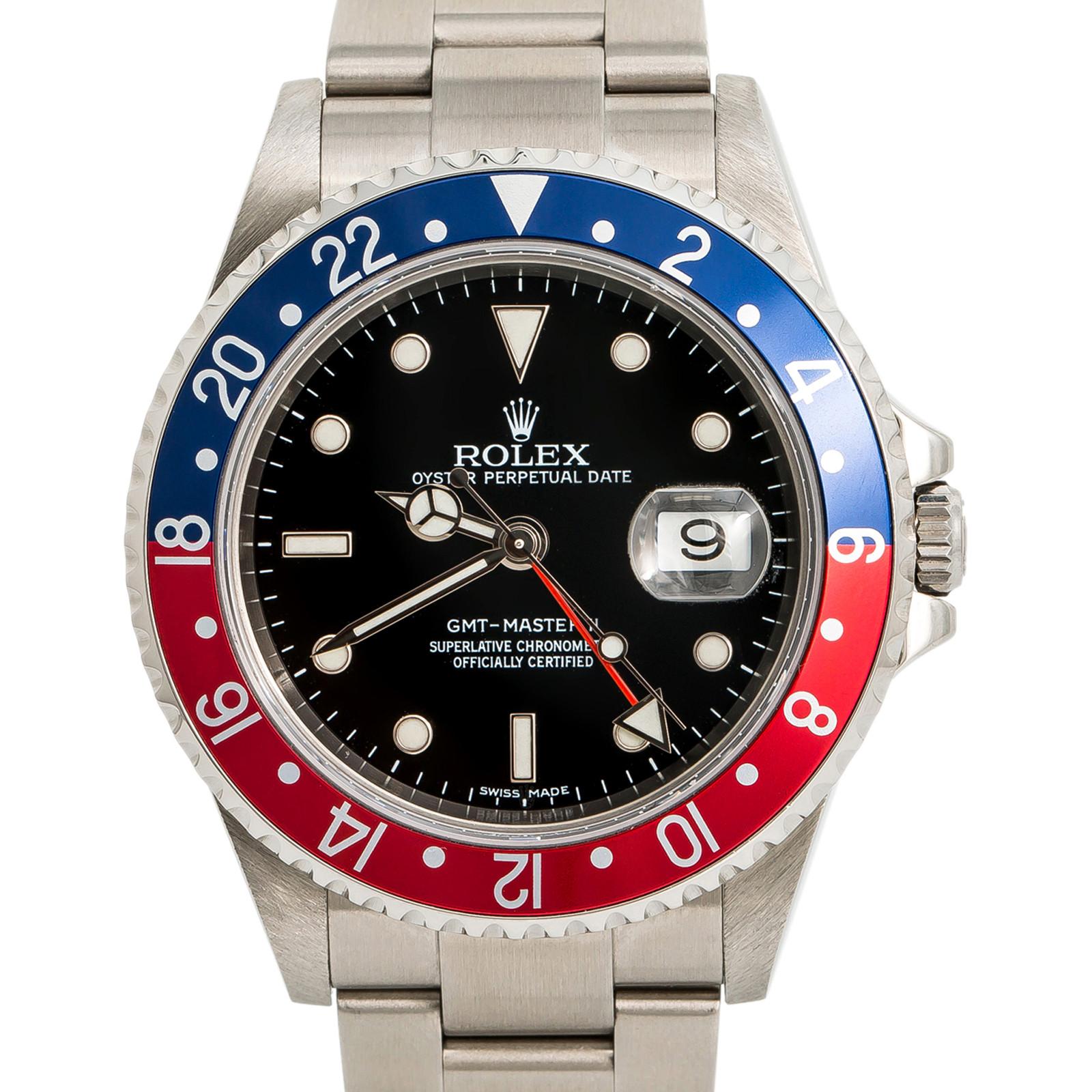 Women's Rolex GMT Master II13800, Dial Certified Authentic For Sale