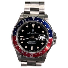 Rolex GMT Master Pepsi 16700 Red and Blue 40mm Stainless Steel Box Papers