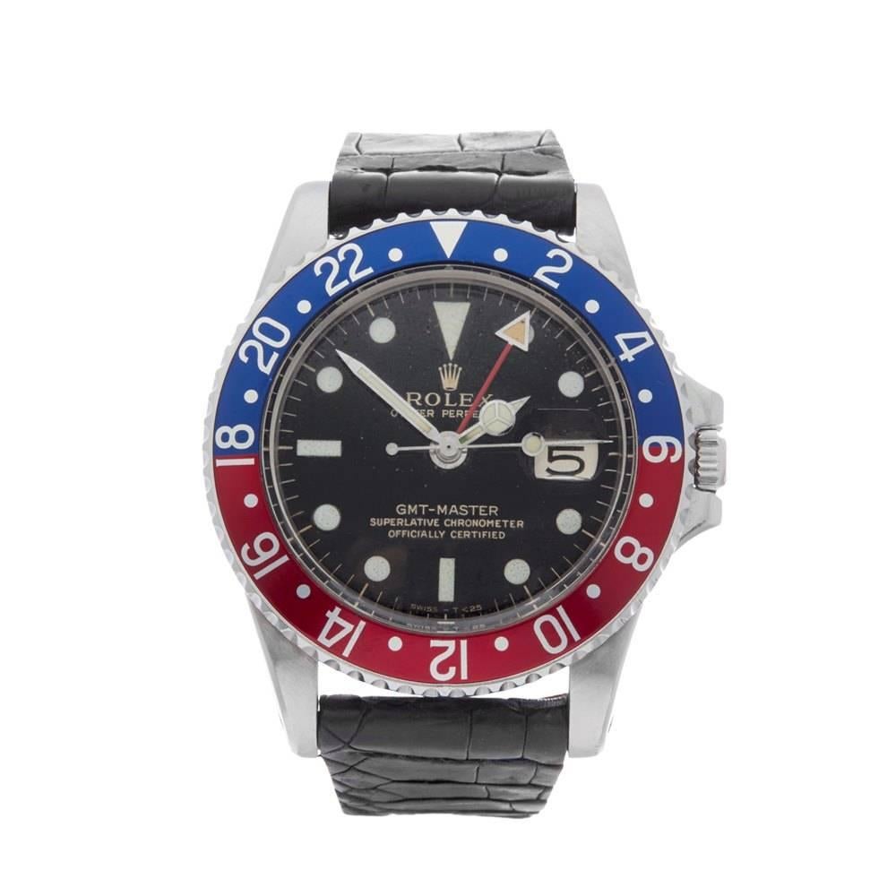 Rolex GMT-Master Pepsi Gilt Gloss 1675