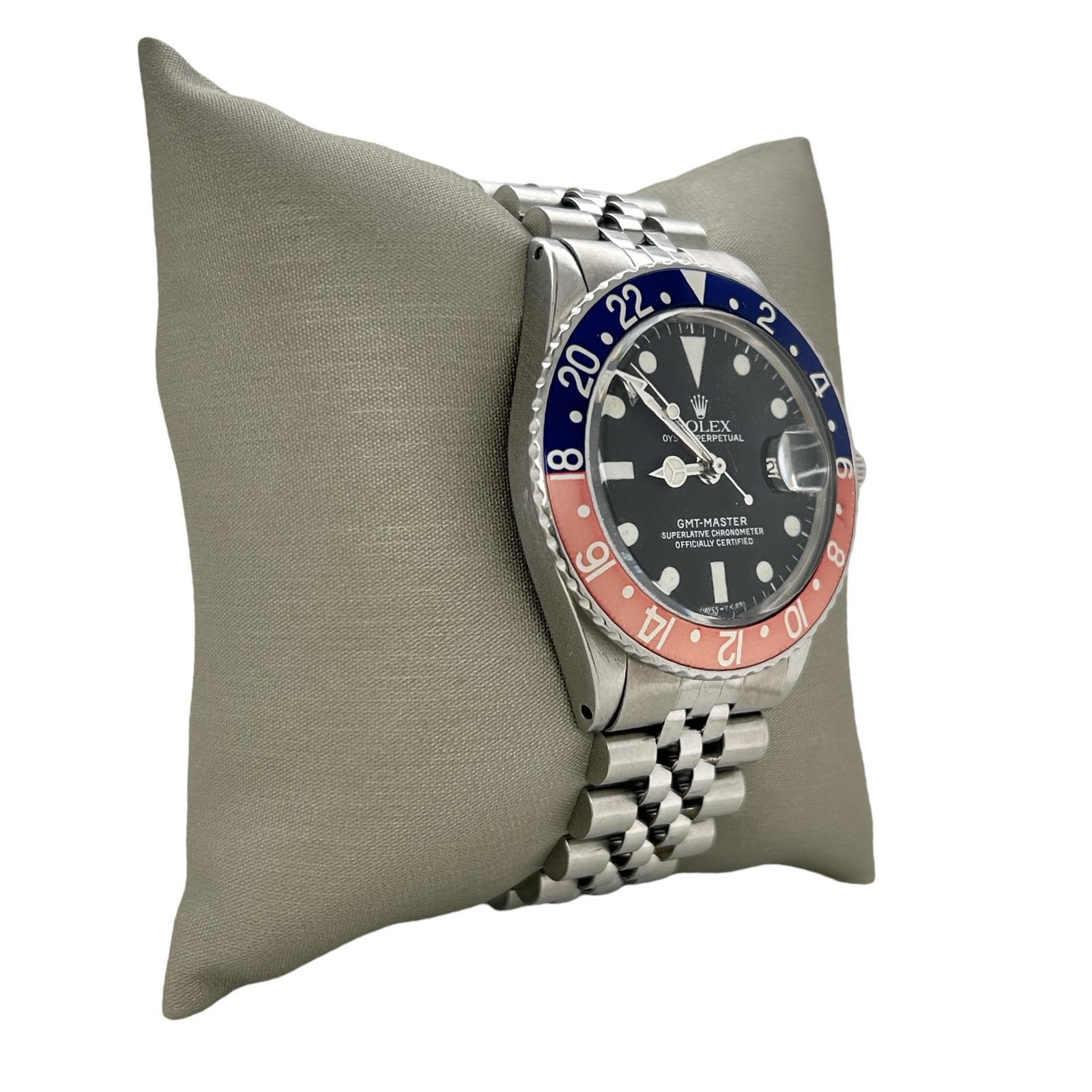 Rolex GMT Master Pepsi Ref. 1675 Year 1966 With Box For Sale 1